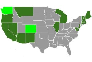 States where marijuana is legal